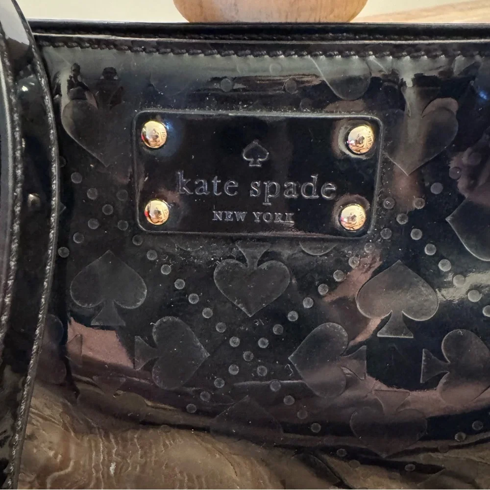 Kate Spade Black Patent Leather Purse